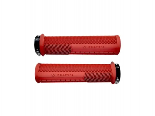Peaty's Monarch Knurl Grip red