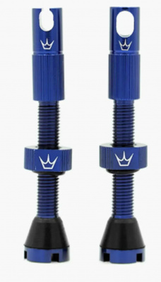 Peaty's X Chris King Tubeless MK2 Valves 80mm (Box Of 12) Navy 80mm - box of 12