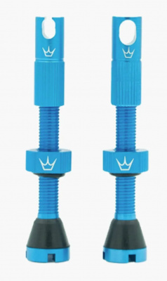 Peaty's X Chris King Tubeless MK2 Valves 80mm (Box Of 12) Turquoise 80mm - box of 12