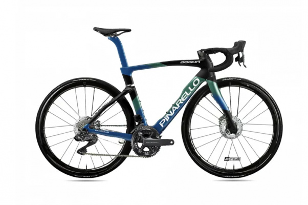 Pinarello Dogma F Disc Ultegra Di2 Nebula Green Blue road bike