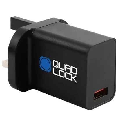 Quad Lock 18W UK Type-G USB-A Power Adapter