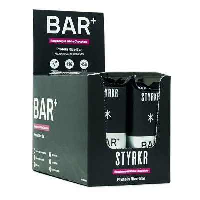 STYRKR - BARPLUS Raspberry Chocolate X12