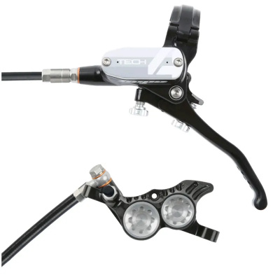 Hope Tech 4 V4 - No Rotor - Black/Silver