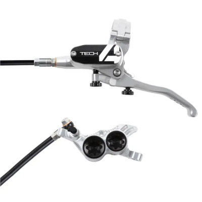 Hope Tech 4 V4 - No Rotor-Silver/Black