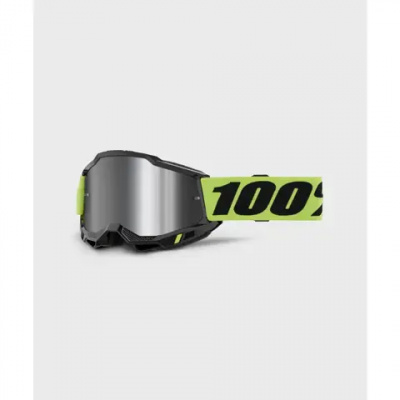 100 Percent Accuri 2 Junior Goggle Neon Yellow/Mirror Silver Lens
