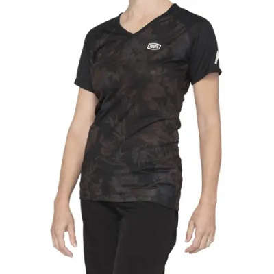 100 Percent Airmatic Womens Jersery Black Floral