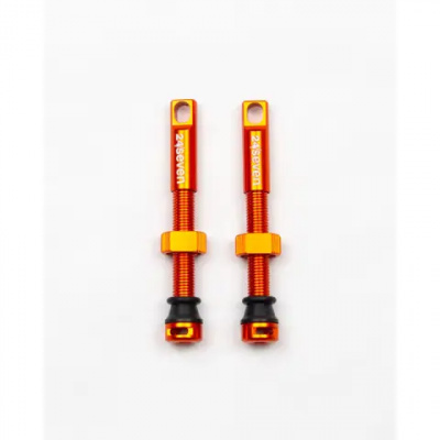 24Seven Tubeless Valves 44mm Orange