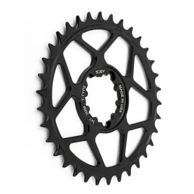 5Dev 3-Bolt Direct Mount T-Type Aluminium Chainring Black