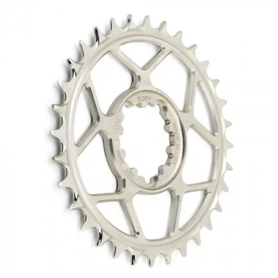 5Dev 3-Bolt Direct Mount T-Type Aluminium Chainring Raw Silver