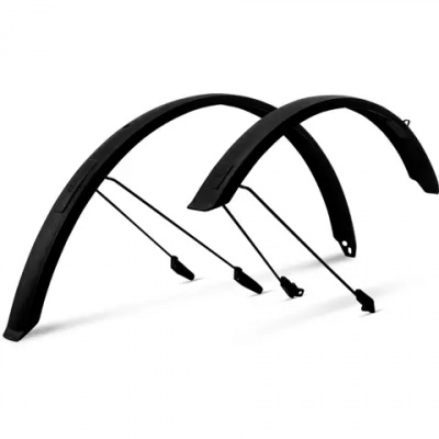 Acid Mudguard Set 53 28 Inch Black 53mm