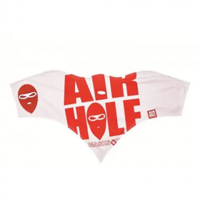 Airhole S1 Facemask Logo Red/Grey