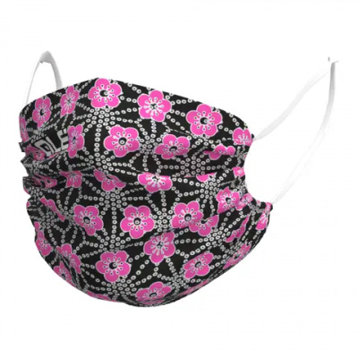 Ale Washable Face Mask Garda Black Fluro Pink