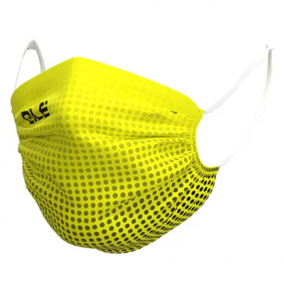 Ale Washable Face Mask Hive Fluro Yellow/Black