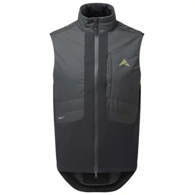 Rapha MENS CORE GILET - Chaleco - Anthracite/white Alyssum/negro