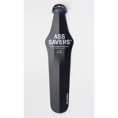 Ass Savers Regular Rear Mudguard Black