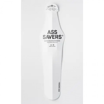 Ass Savers Regular Rear Mudguard White