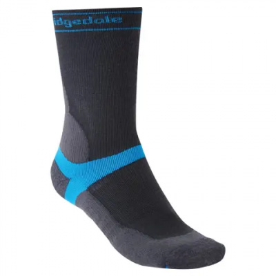 Bridgedale MTB Mid Season Weight T2 Merino Sport Boot Sock Black