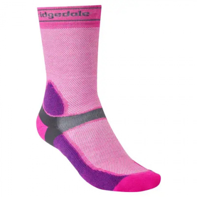 Bridgedale Summer Weight T2 Coolmax Sport MTB Socks Pink/Purple