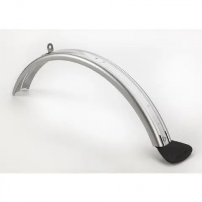 Brompton  Rear Mudguard Blade + Flap L Version Silver