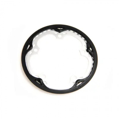 Brompton Chain Ring and Guard Spider Type Silver