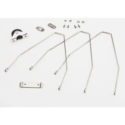 Brompton Rear Mudguard Stay Set With Rollers and Fittings - L Version