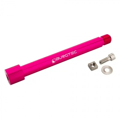 Burgtec Fox 36/38 2021+ Fork Axle Toxic Barbie Pink
