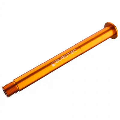 Burgtec Fox Fork Axle 15x110mm Boost Pre 2021 Iron Bro Orange