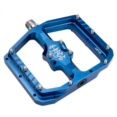 Burgtec Penthouse Flat MK5 B-Rage Edition Pedals Deep Blue