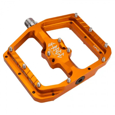 Burgtec Penthouse Flat MK5 B-Rage Edition Pedals Iron Bro Orange
