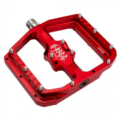 Burgtec Penthouse Flat MK5 B-Rage Edition Pedals Race Red