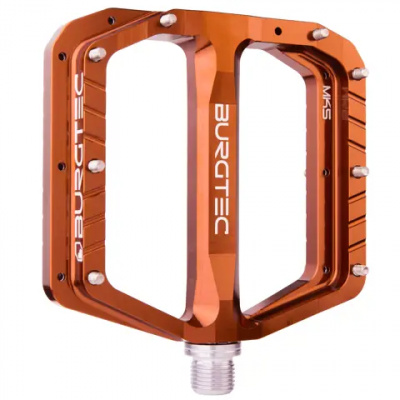 Burgtec Penthouse MK5 Flat Pedals Steel Kash Bronze