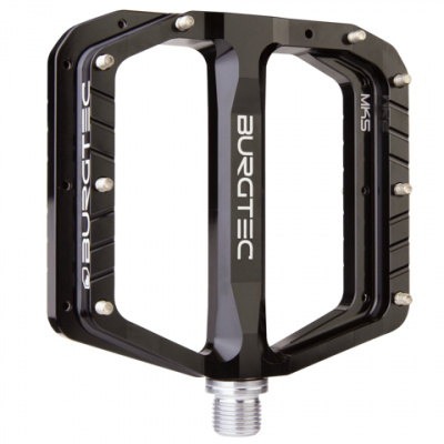Burgtec Penthouse MK5 Flat Steel Pedal Black