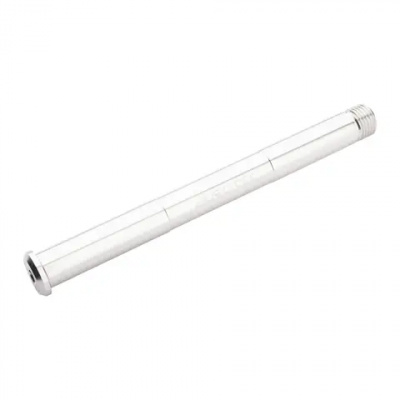 Burgtec Rockshox Fork Axle 15x110mm Boost Rhodium Silver