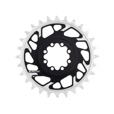 Burgtec SRAM 8-Bolt 3mm Offset Thick/Thin Chainring Burgtec Black