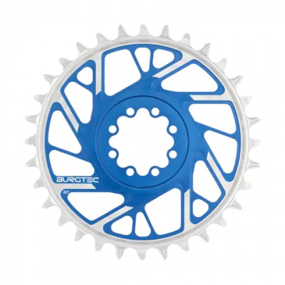 Burgtec SRAM 8-Bolt 3mm Offset Thick/Thin Chainring Deep Blue
