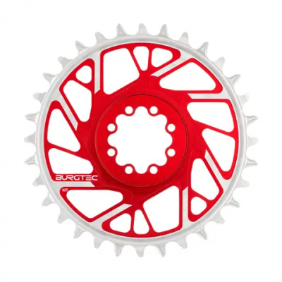 Burgtec SRAM 8-Bolt 3mm Offset Thick/Thin Chainring Race Red