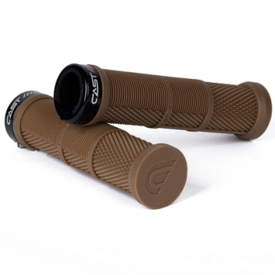 Cast Bamba MTB Grips 136mmx30mm Chestnut