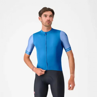 Castelli Prologo Lite 2 Short Sleeve Jersey Azzurro Italia