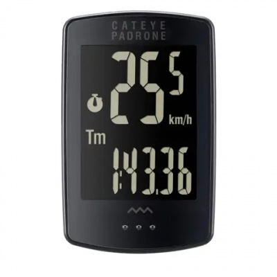 Cateye Padrone Stealth Wireless Cycle Computer BLACK size