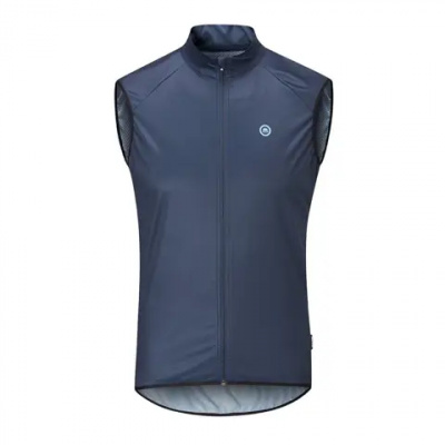 Chapeau Club Roundel Road Cycling Gilet Deep Ocean Blue