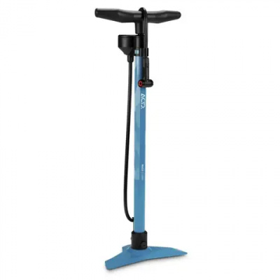 Cube Acid Race Floor Pump Blue