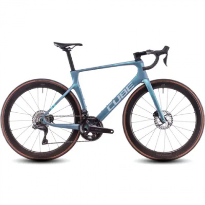 Cube Agree C:62 Pro Road Bike 2025 Polarlight/Aquagreen