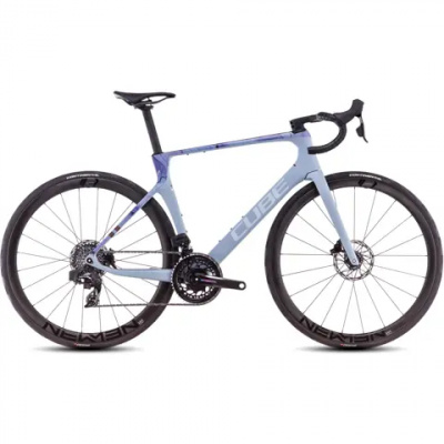 Cube Agree C:62 SLX Road Bike 2025 Pigeon Blue/Art