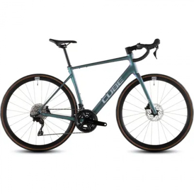 Cube Attain SLX Road Bike 2026 Smaragdgrey/Prism