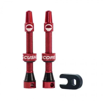 Cushcore Tubeless Air Valves Red 44mm