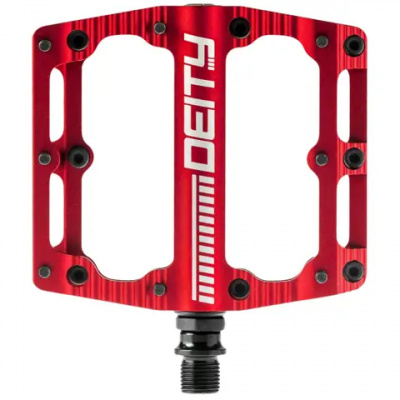 Deity Black Kat Flat Pedal Red