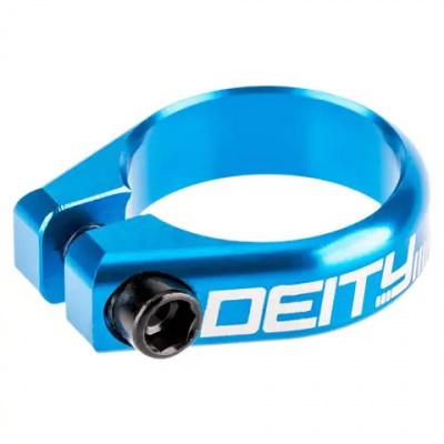 Deity Circuit Seatpost Clamp Blue