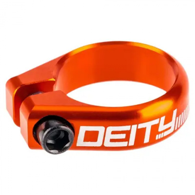 Deity Circuit Seatpost Clamp Orange