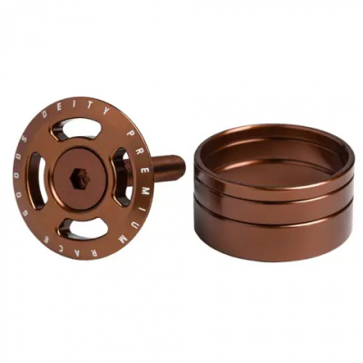 Deity Crosshair Headset Cap Kit Bronze
