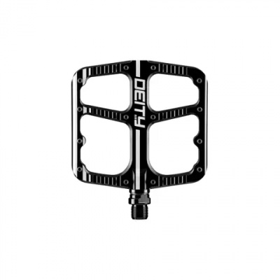 Deity Flat Trak MTB Flat Pedals in Black